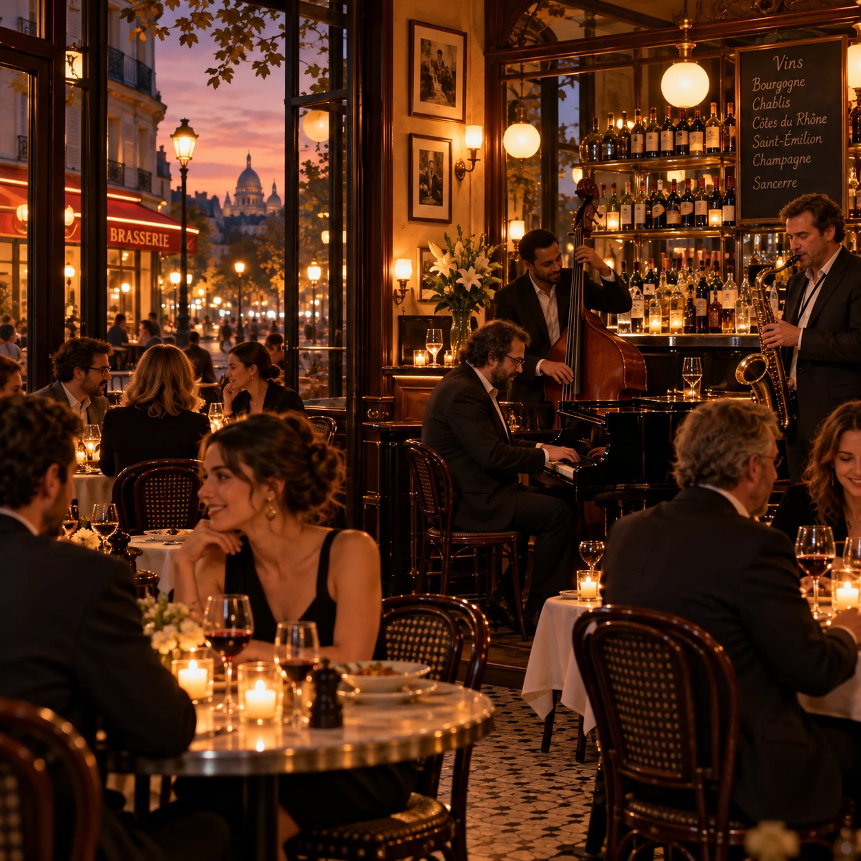 Kulturelle Events in Brasseries: Von Jazzabenden bis zu Klassikkonzerten
